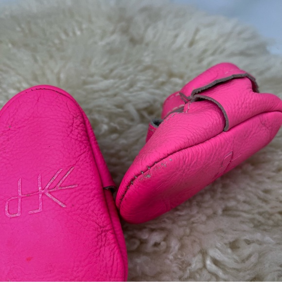 Freshly Picked Soft Sole Leather Moccasins Mocs Pink Baby Size 2 Mary Jane - Picture 6 of 11
